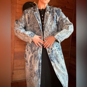 1980s Acid Wash Blue Jean Jacket for Women